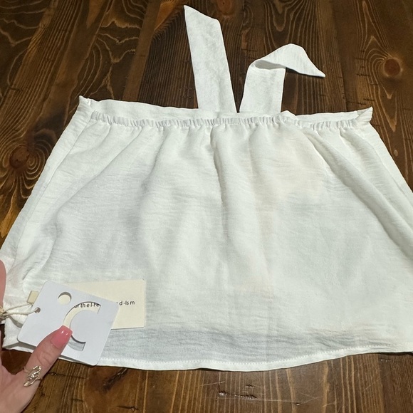 NWT Commense White Halter Top Size M beach fairycore - Picture 4 of 4